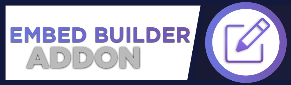 Embed Builder | Plex Addon Banner