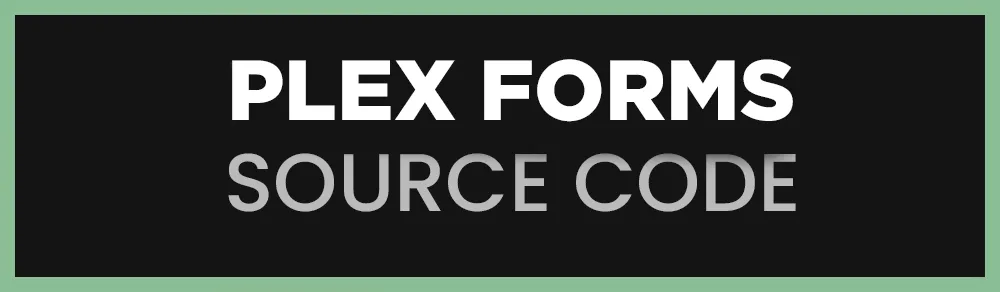 Plex Forms - Full Source Code Banner